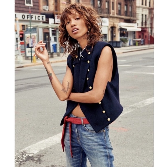 Free People Jackets & Blazers - NWT Free People Wool Military Vest